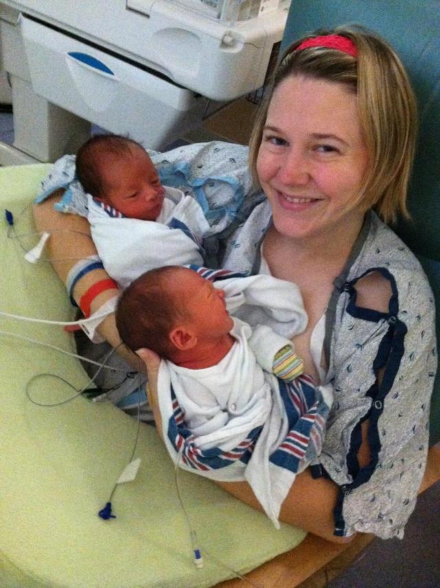 Proud Mama and the Twins IMG_8701