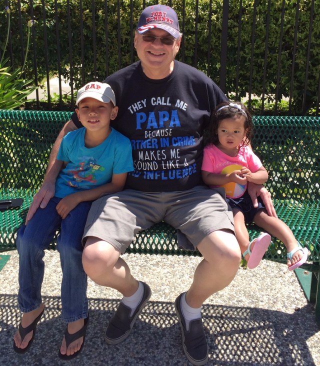 Papa Shirt and Thomas and Riley